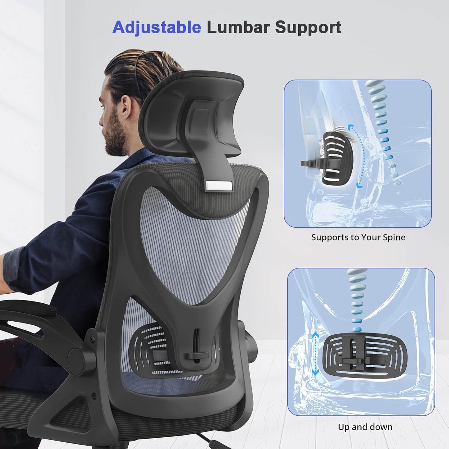 🪑 YONISEE Ergonomic Office Chair — Designed for All-Day Comfort