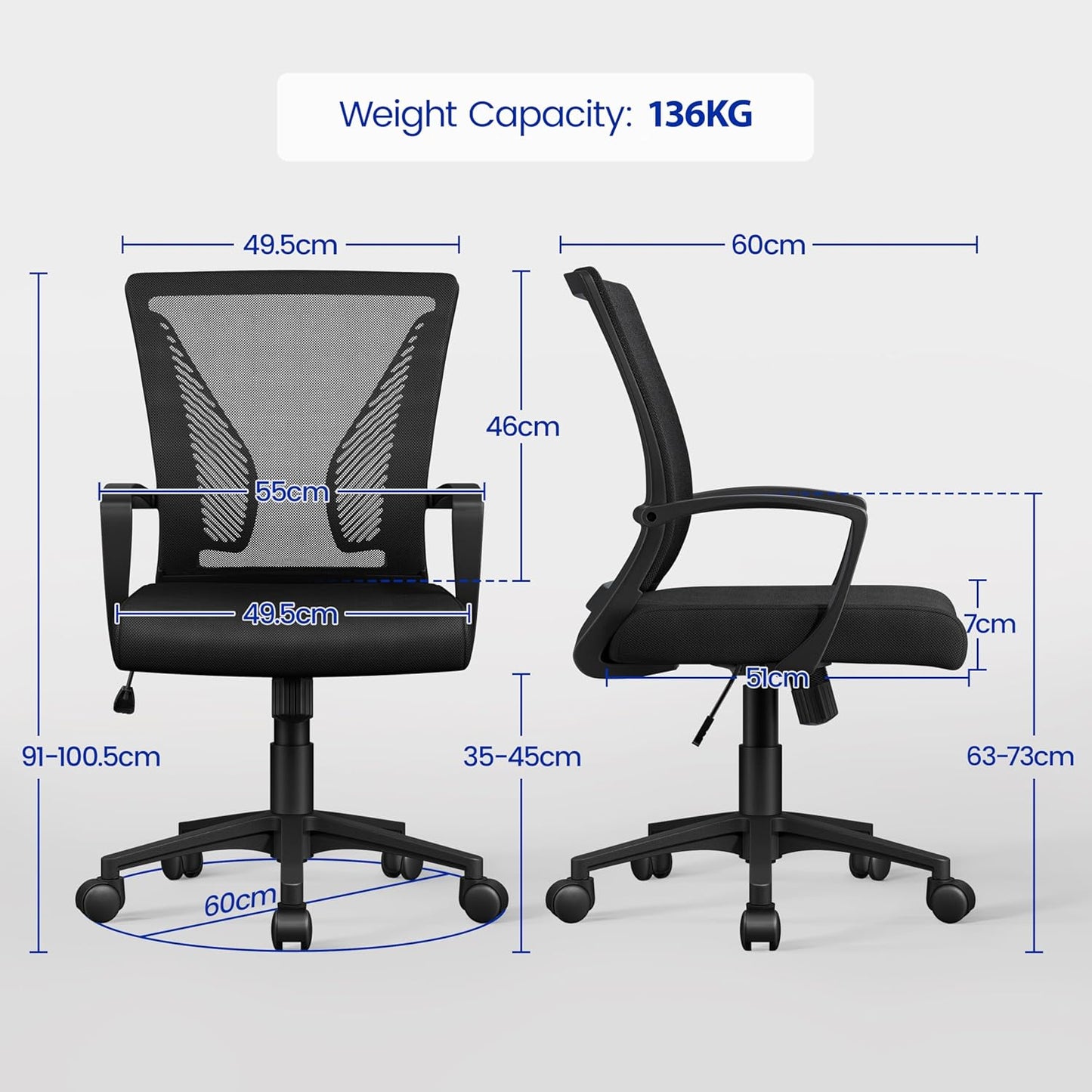 🪑 BUY 1 GET 2 - Yaheetech Ergonomic Office Chair