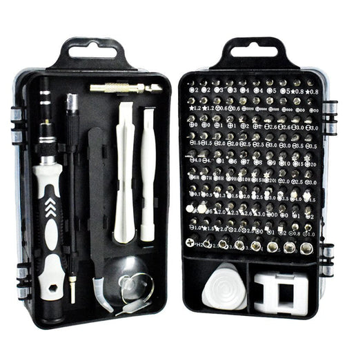 Repair Tool Kit, Precision Screwdriver (115 Pieces) - Professional